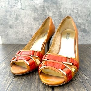 ⏳ LAST CHANCE SALE Michael Kors Open Toe Heels size 8.5